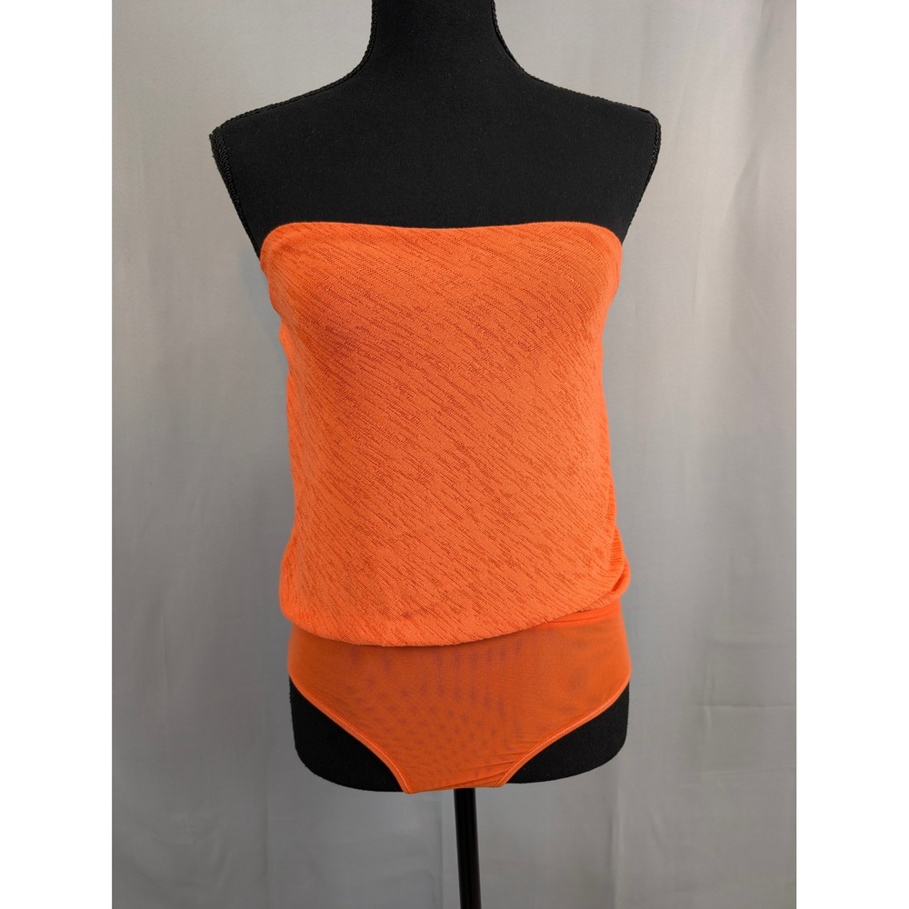 Skylar Rose Bodysuit Women Small Orange NWT